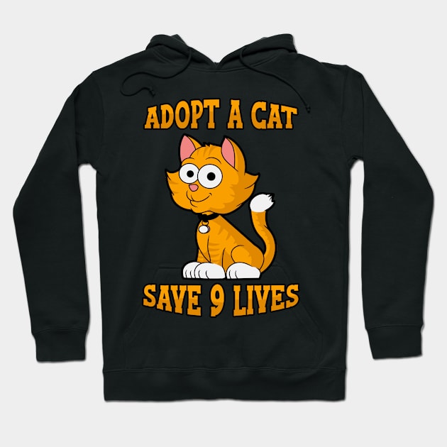 Save Nine Lives Hoodie by Vault Emporium